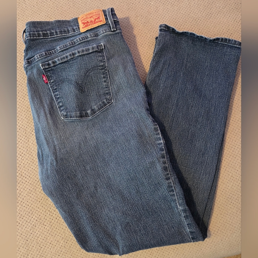Levi Strauss 505 Straight gray women's 16 jeans red tag/label